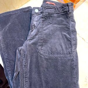 Pilcro dark gray corduroy pants. Size 27. Like new from Anthropologie